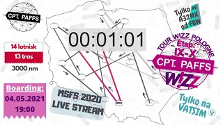 [MSFS 2020] LIVE STREAM | Vatsim | Bydgoszcz (EPBY) - Kraków (EPKK) - Poznań (EPPO) | A32NX