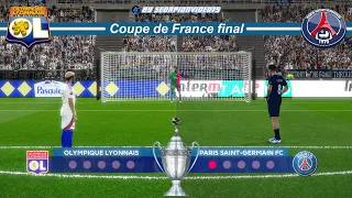 Olympique Lyonnais Vs Paris Saint-Germain • Coupe de France Final 2024 • PES 2021