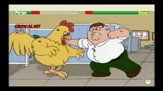 Peter vs Ernie the Chicken...with healthbars