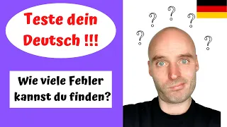 Satzstellung | A2/B1/B2 | Learn German | Deutsch lernen