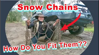 How To Fit Snow Chains On Your 4WD - [ TIPS & TRICKS ]