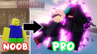 Noob To Pro As Yuji Itadori In Jujustu Infinite Roblox