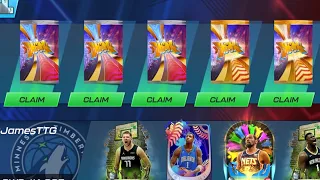 OPENING GOLD AND SUPER PACKS TO SEE WHAT I GET! NBA 2K MOBILE SEASON 5! #nba2kmobile