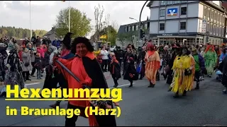 Hexenumzug in Braunlage zur Walpurgisnacht