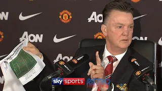 Louis van Gaal denies Manchester United are a long ball team