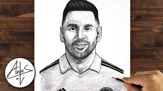 How To Draw Lionel Messi | Sketch Tutorial (step by step)