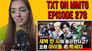 Worker loses their mind for a moment in the hectic daily life of idols [MMTG EP.278] | TXT REACTION