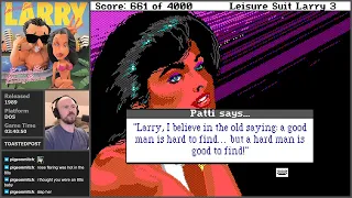 Leisure Suit Larry 3 (DOS) (Playthrough: Part 1/2)