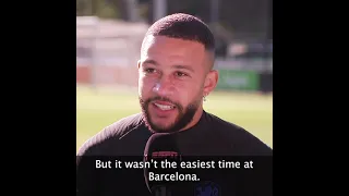 Memphis Depay admits he has ‘no regrets’ about his transfer to Barcelona | #Shorts | ESPN FC