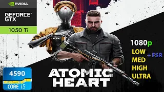 Atomic Heart : GTX 1050 Ti | i5-4590 | 1080p | All Settings Benchmark Test PC Gameplay