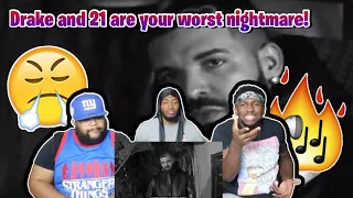 Drake ft. 21 Savage & Project Pat - Knife Talk (Official Video) REACTION!!