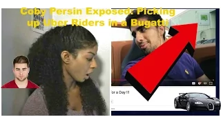 Coby Persin Exposed: Picking Up Uber Riders in a Bugatti Reaction