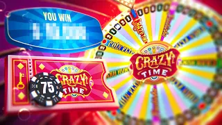 i had $75 on CrazyTime... AND IT HIT!
