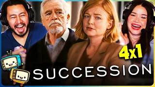 SUCCESSION 4x1 Reaction! | "The Munsters" | First Time Watch!