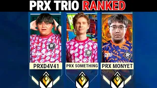 PRX Something PRX Monyet & PRX Davai Playing Together in One Team in Radiant Lobby Ranked | Valorant