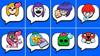 All Animated Pins In Brawl Stars With Voice Lines