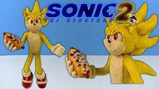 Лепим из пластилина Супер Соника Super Sonic из Соник 2 в кино 2022