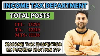 INCOME TAX POSTS STRENGTH || SSC CGL || POWERS OF INSPECTOR ||