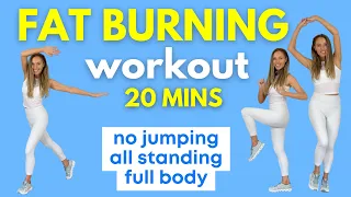 20  Minute Full Body Workout - No Jumping with Weight Loss Exercise