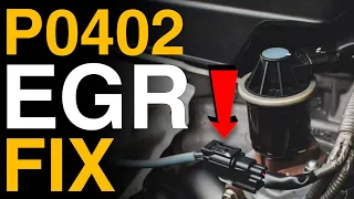 P0402 Exhaust Gas Recirculation Flow Excessive Detected | EGR Valve | symptoms Causes location