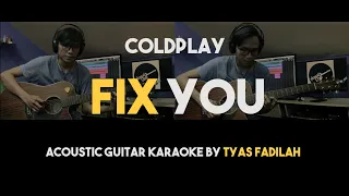 [Acoustic Karaoke] Fix You - Coldplay (Guitar Version with Lyrics)