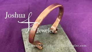 Forging a 15 minute Copper Cuff Bracelet