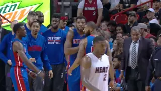 Detroit Pistons vs Miami Heat | April 5, 2016 | NBA 2015-16 Season