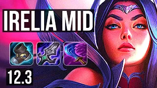 IRELIA vs AURELION SOL (MID) | 69% winrate, 6 solo kills, Dominating | BR Master | 12.3