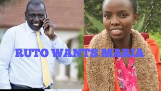 "QUARANTINE" DP RUTO WANTS MARIA OF CITIZEN TV FT MARIA FT  RUTO