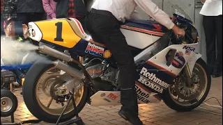 HONDA 2stroke NSR500 1989 WGP500 Exhaust Sound!!!!