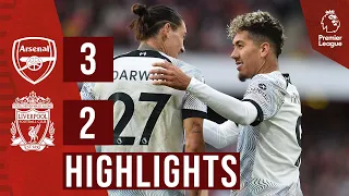 HIGHLIGHTS: Arsenal 3-2 Liverpool | Nunez & Firmino goals not enough at the Emirates