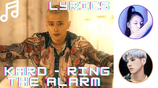 KARD - Ring The Alarm (Color Coded + HAN/ROM/ENG)