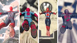 Evolution of Jumping From the Highest Points in ALL Spider-Man Games (2000-2020)