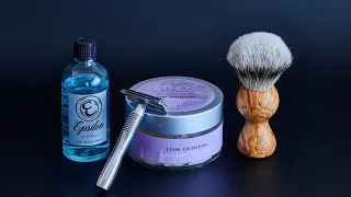 Javelin  Paradigm Shaveware. Lavender Suprême Ethos и HLS Сувель Silvertip | Бритьё с HomeLike
