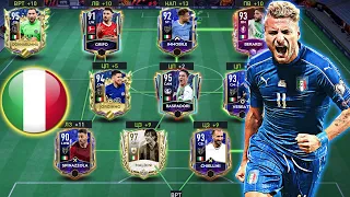 ЛУЧШИЙ СОСТАВ *ИТАЛИЯ* от 0 до 100 РЕЙТИНГА в FIFA 22 MOBILE!