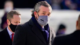 SEN. TED CRUZ WEARS "COME AND TAKE IT" MASK TO INAUGURATION!