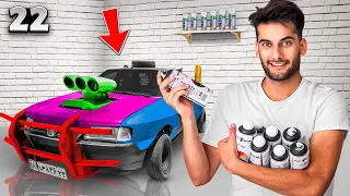 Car paint with spray ||ایا با اسپری میشه یه ماشین رو به صورت کامل رنگ کاری کرد؟