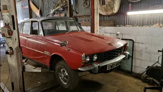 BARN FIND Rover P6 3500S! Car sat for 45 years