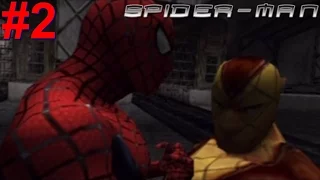 Spider-Man (02) PS2 Gameplay #2 [Spidey vs Shocker]