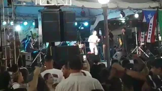 Jorge Ruiz cantando con Papo Sanchez Fiestas Patronales de Hatillo 2017