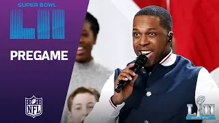 Leslie Odom Jr. Sings America the Beautiful | Super Bowl LII NFL Pregame