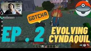 Minecraft Pixelmon Survival Ep. 2: Catching Rookidee and Evolving Cyndaquil!