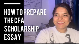 How to write the CFA scholarship essay | CFA Scholarship |Step by step essay | Cfa registration 2023