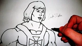 Como Desenhar o He-Man Clássico - (How to Draw He-Man) - SLAY DESENHOS #82