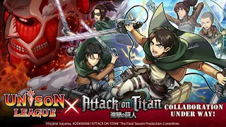 Unison league x shingeki ni kyojin