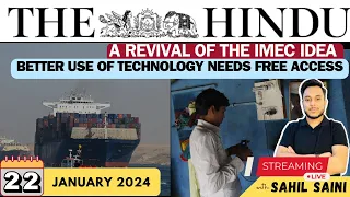 22 January 2024 | The Hindu Newspaper Analysis | UPSC IAS #thehinduanalysis