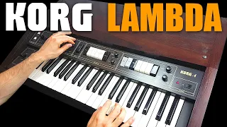 KORG LAMBDA - Synth Review, Sounds & Demo | Analog string synthesizer