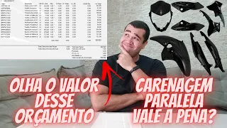 VALE A PENA COMPRAR UM KIT CARENAGENS DE MOTO PARALELO?