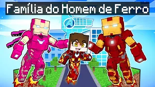 A FAMÍLIA do HOMEM de FERRO no Minecraft!