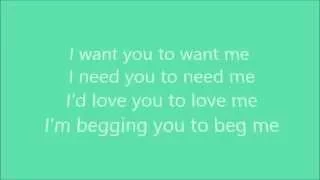 Andie Case - Want To Want Me / I Want You To Want Me (Mashup) - LYRICS